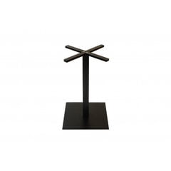 Ножка стола - подошва 450х450х8мм, H = 720мм, окрашенная, черная цена и информация | Ножки для мебели | 220.lv
