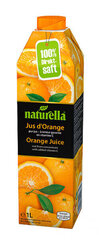 Apelsīnu sula Naturella 100%, 1L, 8 gab. cena un informācija | Sulas, nektāri un sulu dzērieni | 220.lv