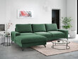 Izvelkamais stūra dīvāns Flavio, zaļš