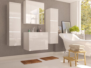 Vannas istabas komplekts Porto + LED cena un informācija | Vannas istabas mēbeļu komplekti | 220.lv