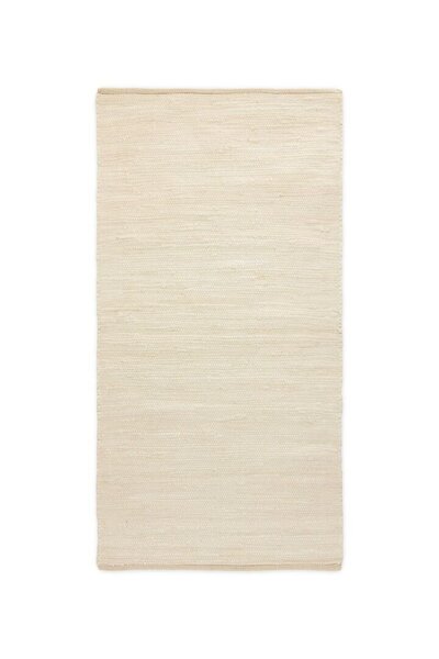 Rug Solid kokvilnas paklājs, dabiski balts – dažādi izmēri cena