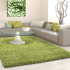 NORE Shaggy paklājs Green 300x400 cm cena un informācija | Paklāji | 220.lv