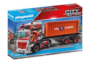70771 PLAYMOBIL® City Action Kravas automašīna ar kravas konteineru cena un informācija | Konstruktori | 220.lv