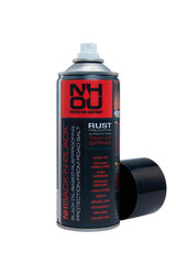 NHOU Back N Black eļļas pārklājums pretrūsas apstrādei - melns/ aerosola tipa - 400ml cena un informācija | Auto ķīmija | 220.lv