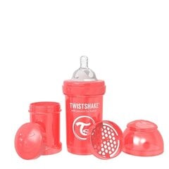 Pudelīte Twistshake Anti-Colic, 180 ml, Pearl Red cena un informācija | Bērnu pudelītes un to aksesuāri | 220.lv