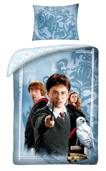 Bērnu gultas veļas komplekts Harry Potter 140x200, 2 daļas cena un informācija | Bērnu gultas veļa | 220.lv