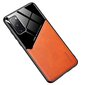 Mocco Lens Leather Back Case Aizmugurējais Ādas Apvalks Priekš Samsung Galaxy A32 5G Oranžs