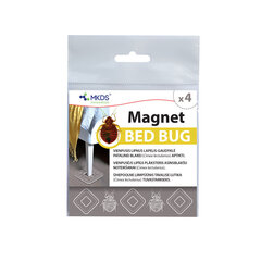 MKDS Magnet BED BUG lipīgas gultas blakšu lamatas, 4 gab cena un informācija | Aizsardzībai pret kukaiņiem | 220.lv