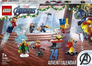 76196 LEGO® Marvel Super Heroes Atriebēju Adventes kalendārs cena un informācija | Konstruktori | 220.lv
