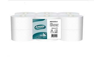 Tualetes papīrs ESTRELA AMOOS Mini Jumbo, rullis, 2-kārt, 342 lok, 120m cena un informācija | Tualetes papīrs, papīra dvieļi | 220.lv