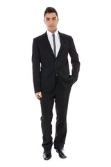 Vīriešu uzvalks Calvin Klein, melns cena un informācija | Uzvalki | 220.lv