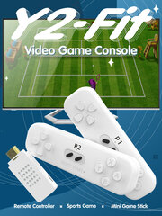 Klasiska bezvadu TV spēļu konsole, HappyJoe Y2HD Plus 1400 Games + Download cena un informācija | Spēļu konsoles | 220.lv