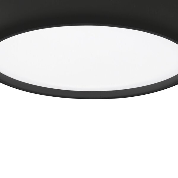 Eko-Light griestu lampa ar tālvadības pulti Gea Black 36 W internetā