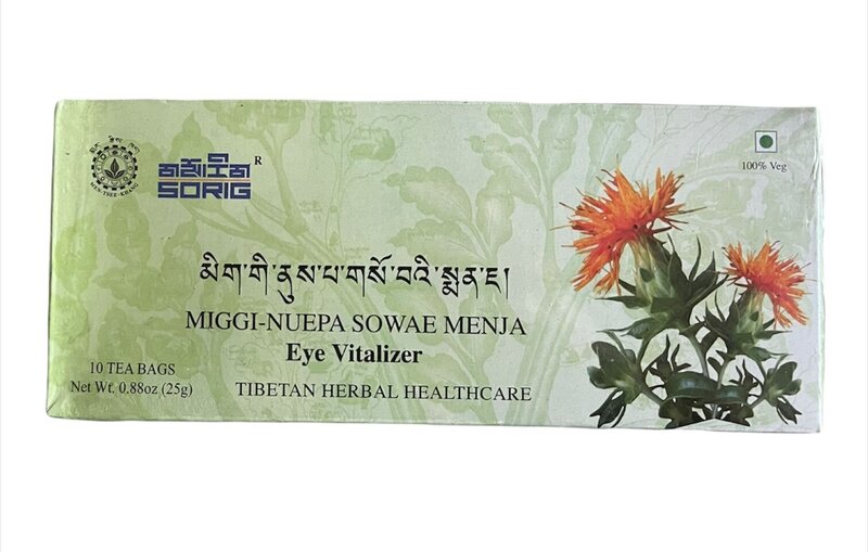 Tibetas tējas kolekcija redzes uzlabošanai Miggi-Nuepa Sowae Menja, 25 g, 10 paciņas cena un informācija | Tējas un ārstniecības augi | 220.lv
