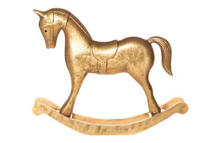 Winteria dekorācija šūpojošs zirgs, 30 cm cena un informācija | Interjera priekšmeti | 220.lv