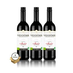 Bioloģisks bezalkoholiskais sarkanvīns Vendome Merlot, 750 ml cena un informācija | Bezalkoholiskie dzērieni | 220.lv