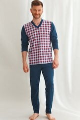 Kokvilnas Taro pidžamas vīriešiem, lieli izmēri, DVP-095 cena un informācija | Vīriešu halāti, pidžamas | 220.lv