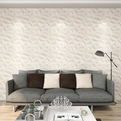 vidaXL sienas paneļi, 24 gab., 3D, 0,5x0,5 m, 6 m² cena un informācija | Sienas flīzes | 220.lv