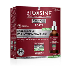 Serums pret matu izkrišanu Bioxsine Dermagen Forte 3x50ml cena un informācija | Matu uzlabošanai | 220.lv
