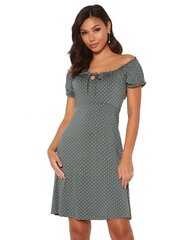 Happy Holly sieviešu kleita Tessan, zaļa/pelēka cena un informācija | Kleitas | 220.lv