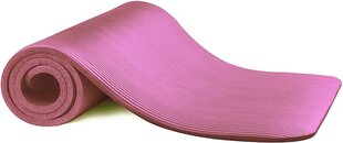 Jogas paklājiņš, biezums 1cm- rozā cena un informācija | Vingrošanas paklāji | 220.lv
