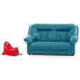 Dīvāns bērniem Mini Spencer, pārklāts ar audumu, - sinine Inari 87 cena un informācija | Sēžammaisi, klubkrēsli, pufi bērniem | 220.lv