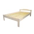 Koka gulta Uku 120 x 200cm, , valge cena un informācija | Gultas | 220.lv