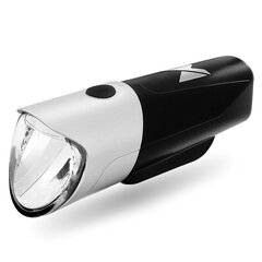 Priekšējais velosipēda lukturis Wozinsky, USB uzlādējams melns sudrabains (WFBLB1) cena un informācija | Velo lukturi un atstarotāji | 220.lv