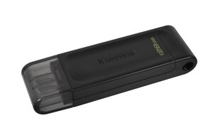 MEMORY DRIVE FLASH USB-C 128GB/DT70/128GB KINGSTON cena un informācija | USB Atmiņas kartes | 220.lv