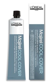 Matu krāsa L'Oreal Majirel Cool Cover 6.1, 50 ml cena un informācija | Matu krāsas | 220.lv