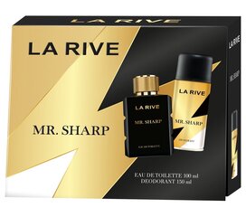 Komplekts La Rive Mr. Sharp: EDT vīriešiem 100 ml + dezodorants 150 ml cena un informācija | Vīriešu smaržas | 220.lv