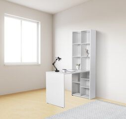 Письменный стол Kalune Design CMU-206-DD-1, белый цена и информация | Компьютерные, письменные столы | 220.lv