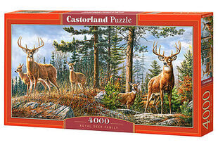 Puzle Puzzle Castorland Royal Deer Family, 4000 detaļu cena un informācija | Puzles, 3D puzles | 220.lv