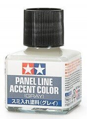 Tamiya - Panel line accent color Gray, 40ml, 87133 cena un informācija | Krāsas | 220.lv