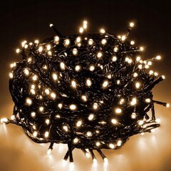 Virtene 400 LED &quot;Smart&quot;, 24 m, silti balta, var savienot cena un informācija | Ziemassvētku lampiņas, LED virtenes | 220.lv