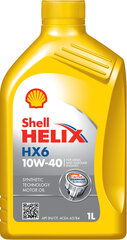 Shell Helix HX6 10W-40 motoreļļa, 1L cena un informācija | Motoreļļas | 220.lv