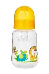 Akuku barošanas pudele 125 ml, А0004 cena un informācija | Bērnu pudelītes un to aksesuāri | 220.lv