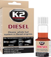K2 Dīzeļa sprauslu un degvielas sistēmas tīrītājs, 50 ml cena un informācija | Auto eļļu piedevas | 220.lv