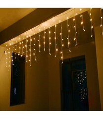 500 LED Ziemassvētku vītne &quot;Lāstekas&quot;, 16 m, silta gaisma cena un informācija | Ziemassvētku lampiņas, LED virtenes | 220.lv