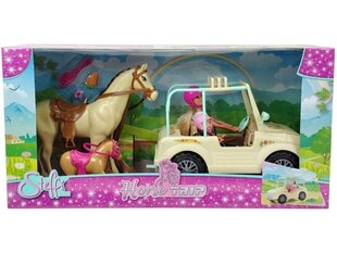 Набор кукол и фигурок Путешествие с лошадьми Simba Steffi Love цена и информация | Игрушки для девочек | 220.lv
