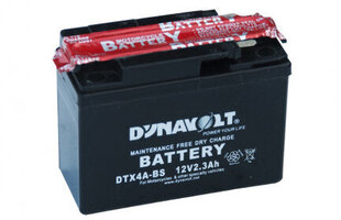 Akumulators Dynavolt DTX4A-BS 12V 2.3Ah AGM cena un informācija | Moto akumulatori | 220.lv