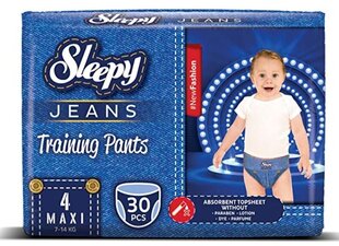 Autiņbiksītes Sleepy Jeans PANTS Maxi-30 (4.izm.) cena un informācija | Autiņbiksītes | 220.lv