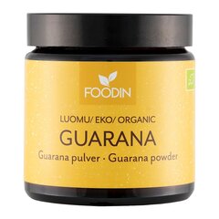 Organiskais guarānas pulveris Foodin 50 g cena un informācija | Pārtikas piedevas | 220.lv