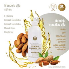 Mandeļu masāžas eļļa (Almond massage oil) GMT BEAUTY 500ml cena un informācija |  Masāžas eļļas | 220.lv