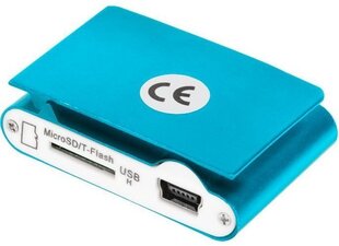 Quer KOM0556 MicroSD MP3 atskaņotājs zils cena un informācija | MP3 atskaņotāji | 220.lv