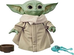 Star Wars: The Mandalorian - The Child (Baby Yoda) Talking Plush, 18 cm cena un informācija | Datorspēļu suvenīri | 220.lv