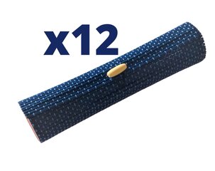 Iepakojuma kaste no bambusa ar aizdari, zila, 12 gab. iepakojums cena un informācija | Dāvanu saiņošanas materiāli | 220.lv