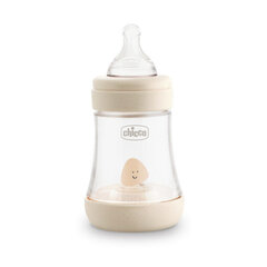 Pudele zīdainim Chicco Perfect-5, neitrāla, 0+ mēn. 150 ml cena un informācija | Bērnu pudelītes un to aksesuāri | 220.lv