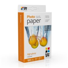 ColorWay High Glossy Photo Paper, 100 sheets, 10x15, 230 g cena un informācija | Burtnīcas un papīra preces | 220.lv