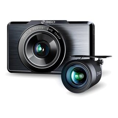 Auto video reģistrators 360 G500H 2K priekšējā kamera + atpakaļgaitas kamera 1440p, GPS cena un informācija | Auto video reģistratori | 220.lv